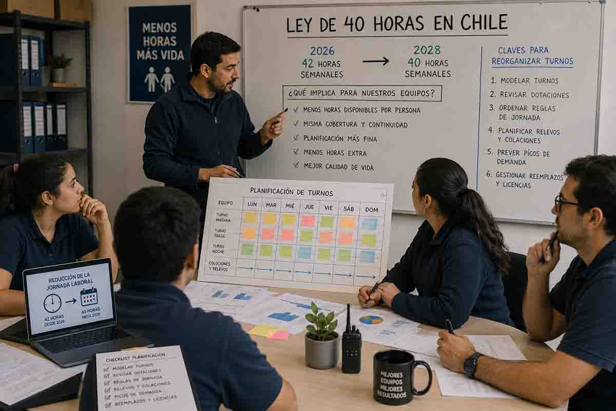 Ley de 40 horas en Chile: Los equipos que más tendrán que reorganizar sus turnos