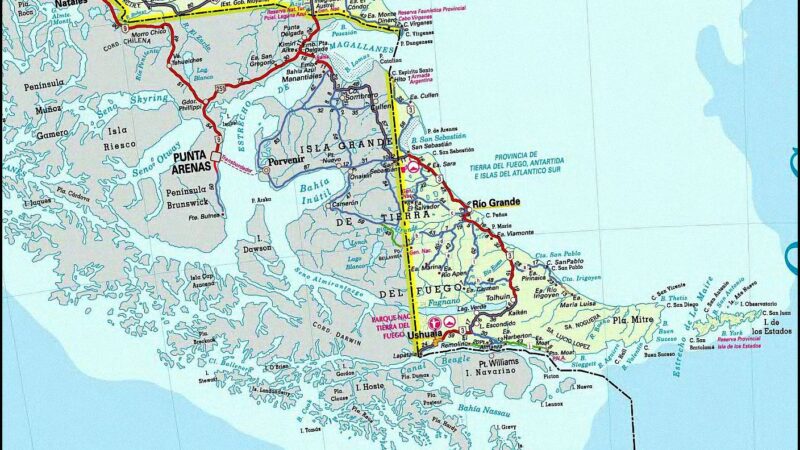 MOP informa estado de rutas en Tierra del Fuego este jueves 11 de junio