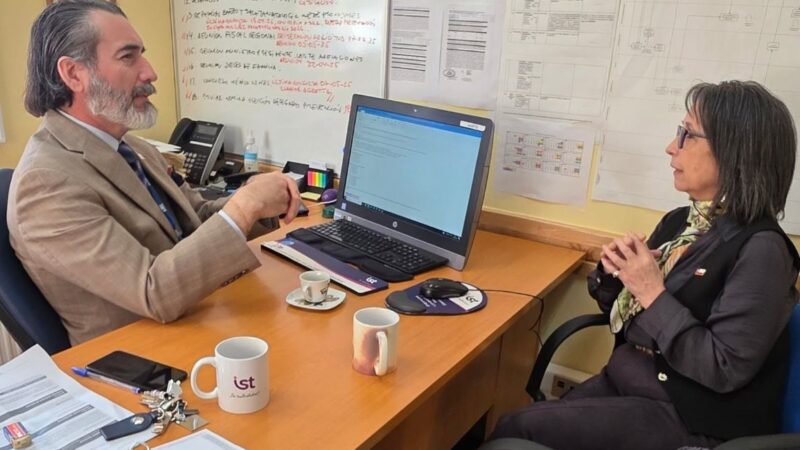 Delegada Provincial de Tierra del Fuego sostuvo reunión de trabajo con el director del Servicio Médico Legal.