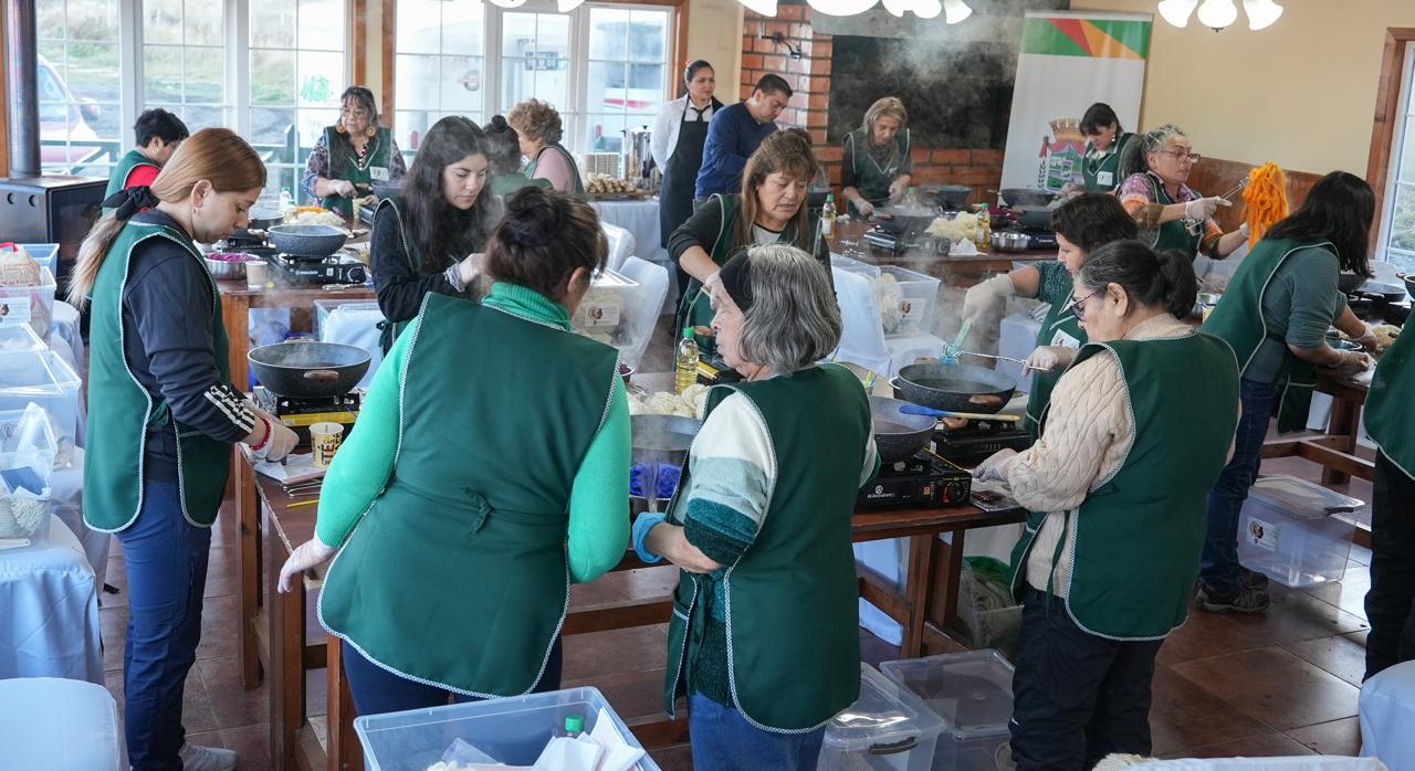 Taller de Hilado y Teñido de Lanas se realizó exitosamente en la comuna de Río Verde