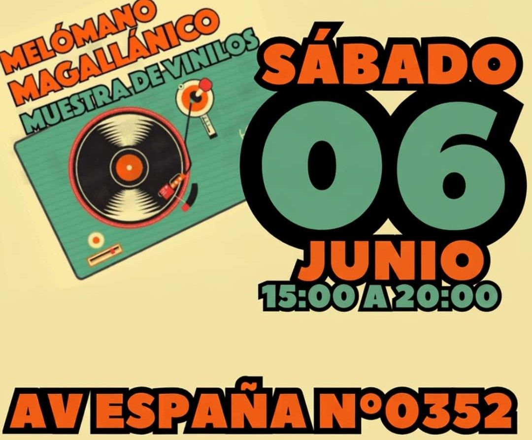 El sábado 6 de junio retornan los vinilos a la Junta de Vecinos Mauricio Braun de Punta Arenas