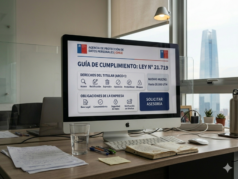 Ley 21.719 de Protección de Datos Personales: La mayoría de las grandes empresas chilenas llegará a diciembre sin cobertura aseguradora para la nueva Ley de Protección de Datos.