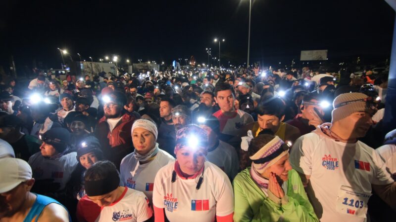 Ocho mil personas participaron en la 10°Versión de la Corrida Nocturna Familiar organizada por Mindep/IND Magallanes 