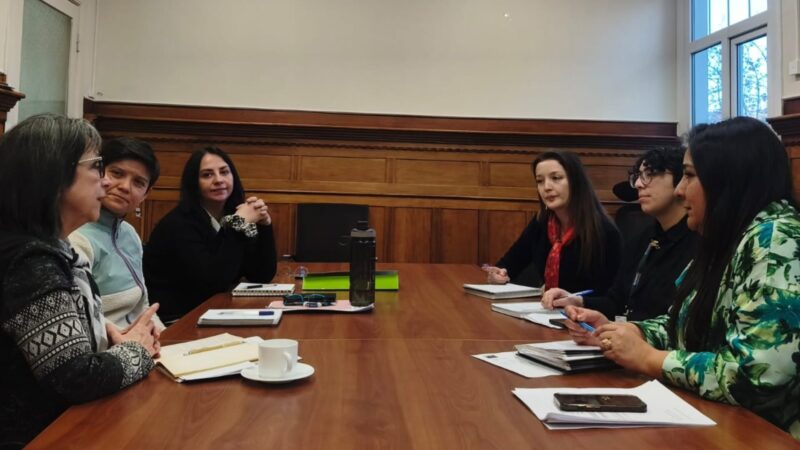 Delegada Provincial de Tierra del Fuego y Directora de SERNAMEG abordan funcionamiento del Centro de las Mujeres de Porvenir.
