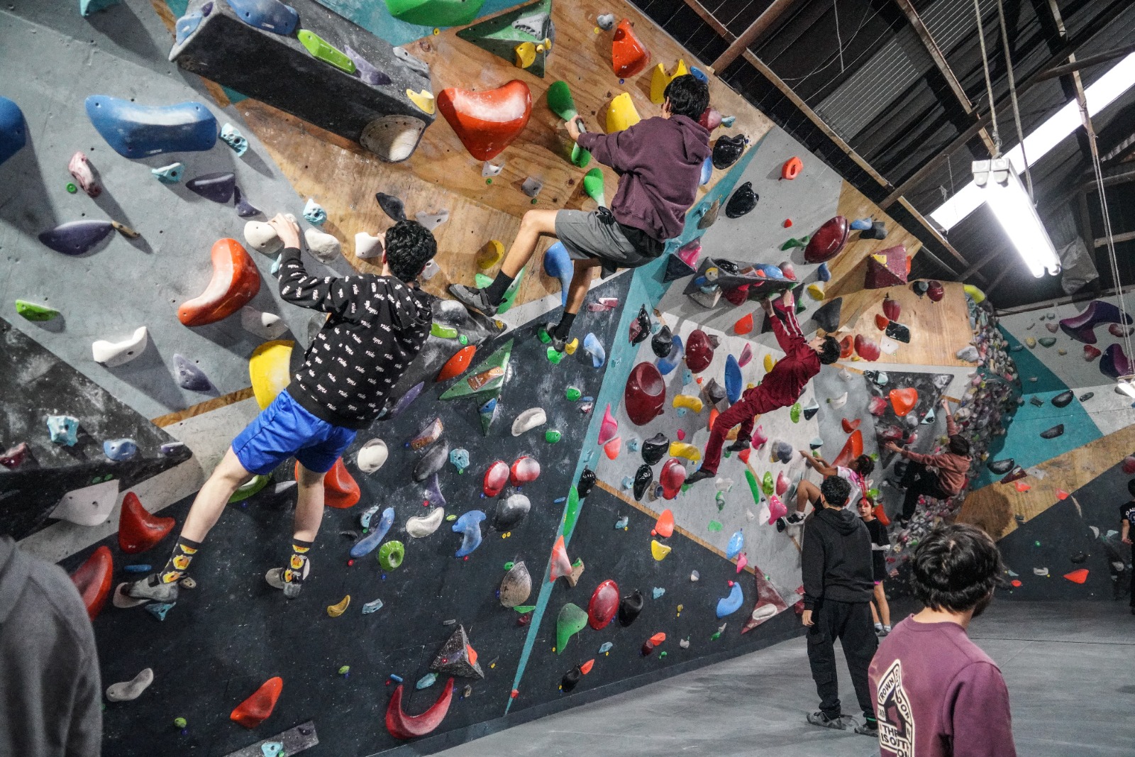 Taller municipal de escalada en Punta Arenas culminó con exitoso cierre junto a las familias.