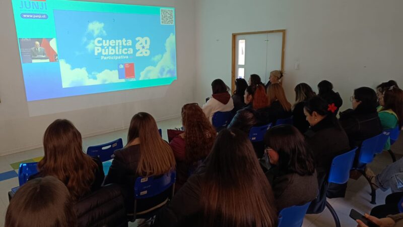 Madres, padres y apoderados de Punta Arenas valoraron Cuenta Pública Participativa de la JUNJI.