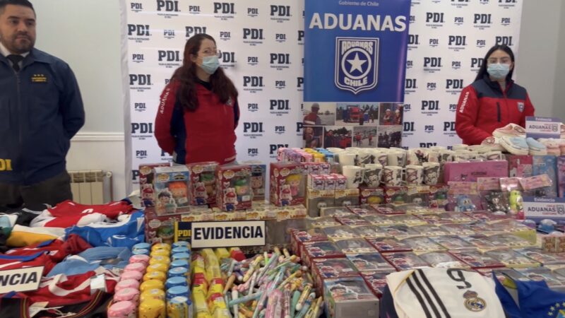 Aduanas y PDI incautan más de 1.200 artículos falsificados en Punta Arenas