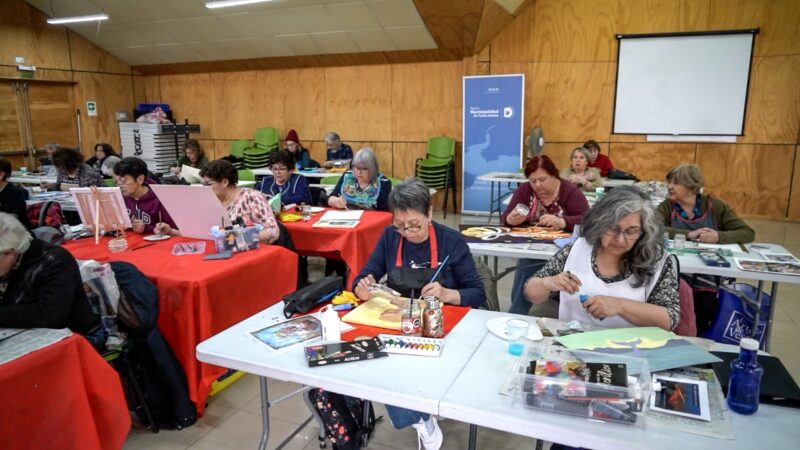 Nuevos cupos para talleres municipales de adultos mayores en Punta Arenas.