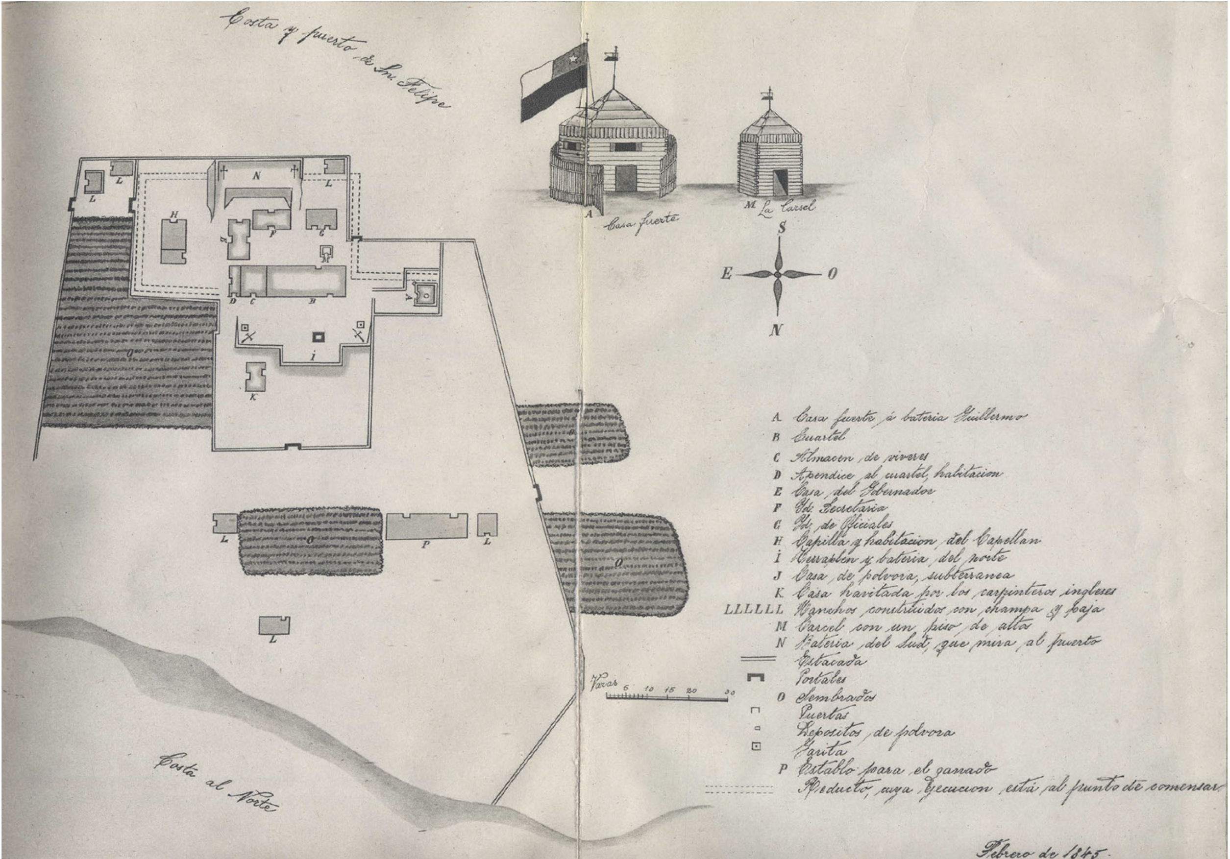La construcción y bautizo del primer Fuerte Bulnes en 1843 | Manuel Luis Rodríguez | Historia y Memoria