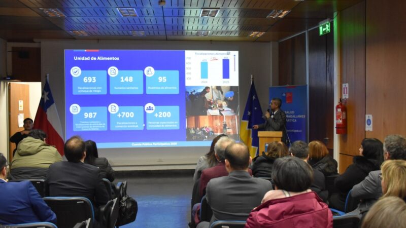 SEREMI de Salud de Magallanes presentó la Cuenta Pública 2026 destacando avances en prevención, fiscalización y vigilancia sanitaria.