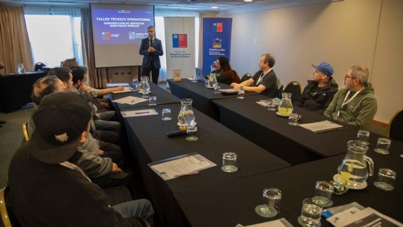 Dirección de Obras Hidráulicas del MOP culmina ciclo regional de capacitaciones para fortalecer los Servicios Sanitarios Rurales de Magallanes.