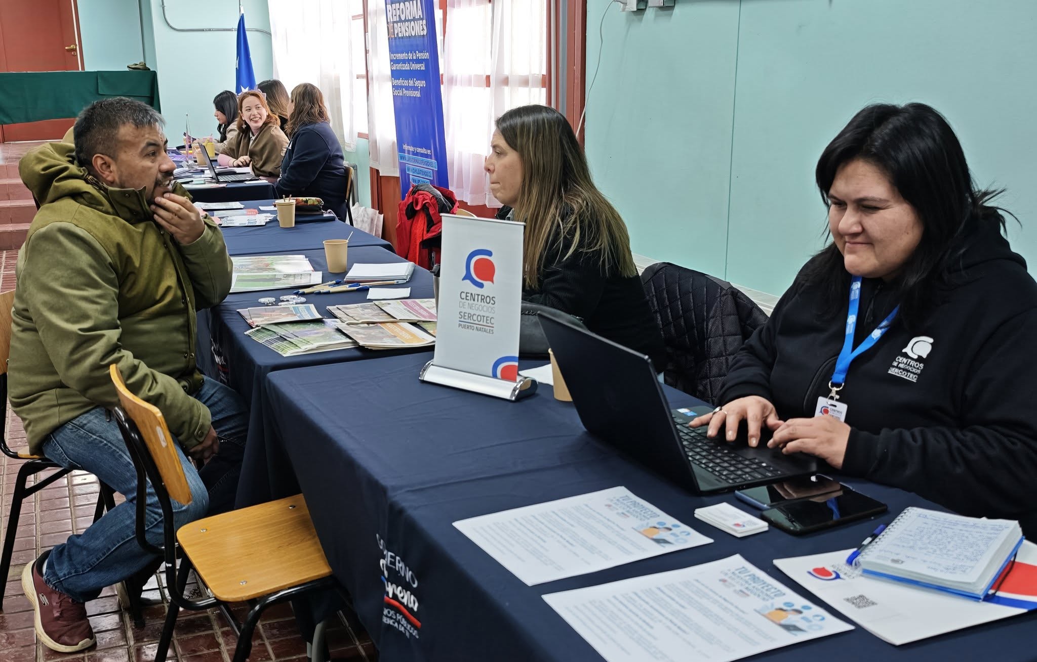 Jornada de Gobierno en Terreno se vivió hoy en la Escuela Fronteriza Dorotea de Ultima Esperanza.