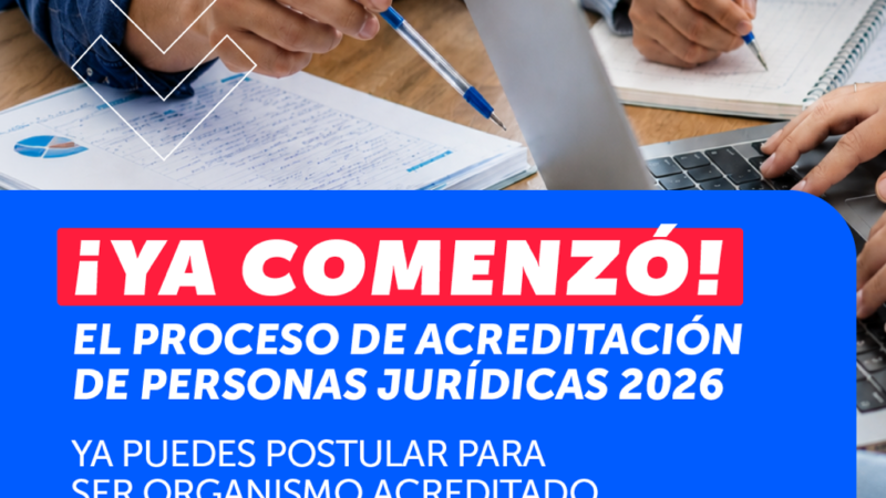 Servicio Nacional de Reinserción Social Juvenil da inicio al proceso de acreditación de organismos para ejecutar programas en medio libre.