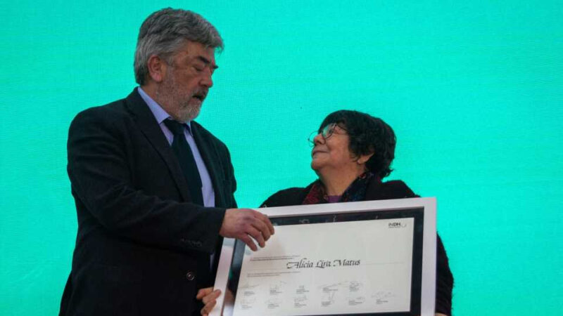 Presidenta de la Agrupación de Familiares de Ejecutados Políticos (AFEP) Alicia Lira Matus recibió el Premio Nacional de Derechos Humanos 2026.