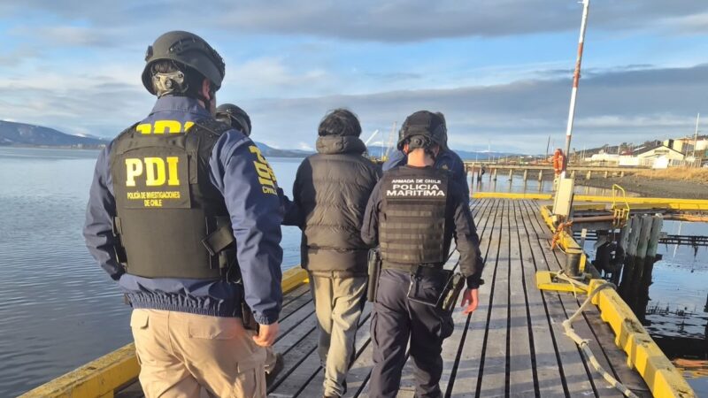 Detienen en los canales australes a prófugo investigado por explotación sexual de niños y adolescentes