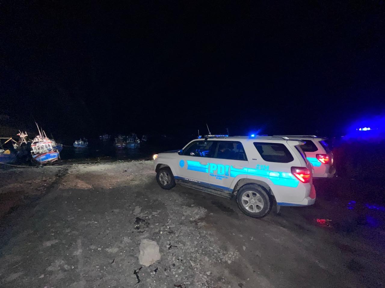 PDI investiga homicidio a bordo de embarcación pesquera al sur de Punta Arenas