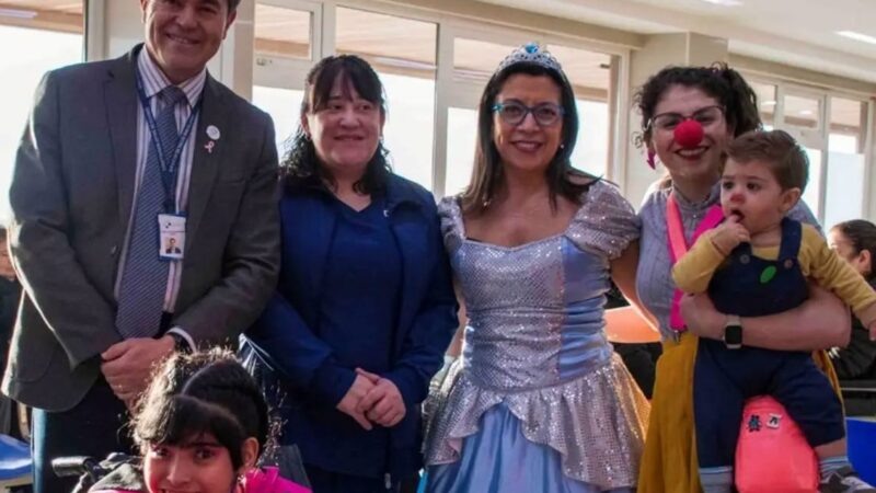 Hospital Clínico Magallanes celebró Día de la Niñez con una jornada recreativa para pacientes infantiles.