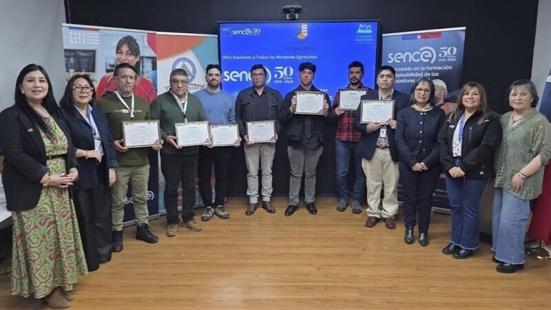 15 nuevos trabajadores egresados fortalecen sus competencias laborales en Porvenir.