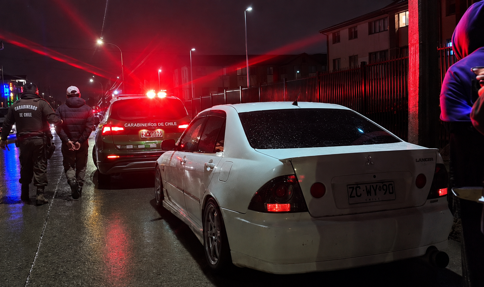 Carabineros detiene a dos personas por microtráfico de drogas durante fiscalización en Punta Arenas