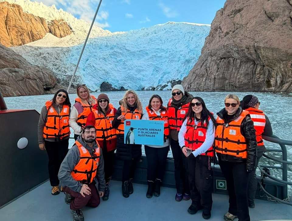 Operadores internacionales visitan atractivos turísticos de Punta Arenas y Tierra del Fuego
