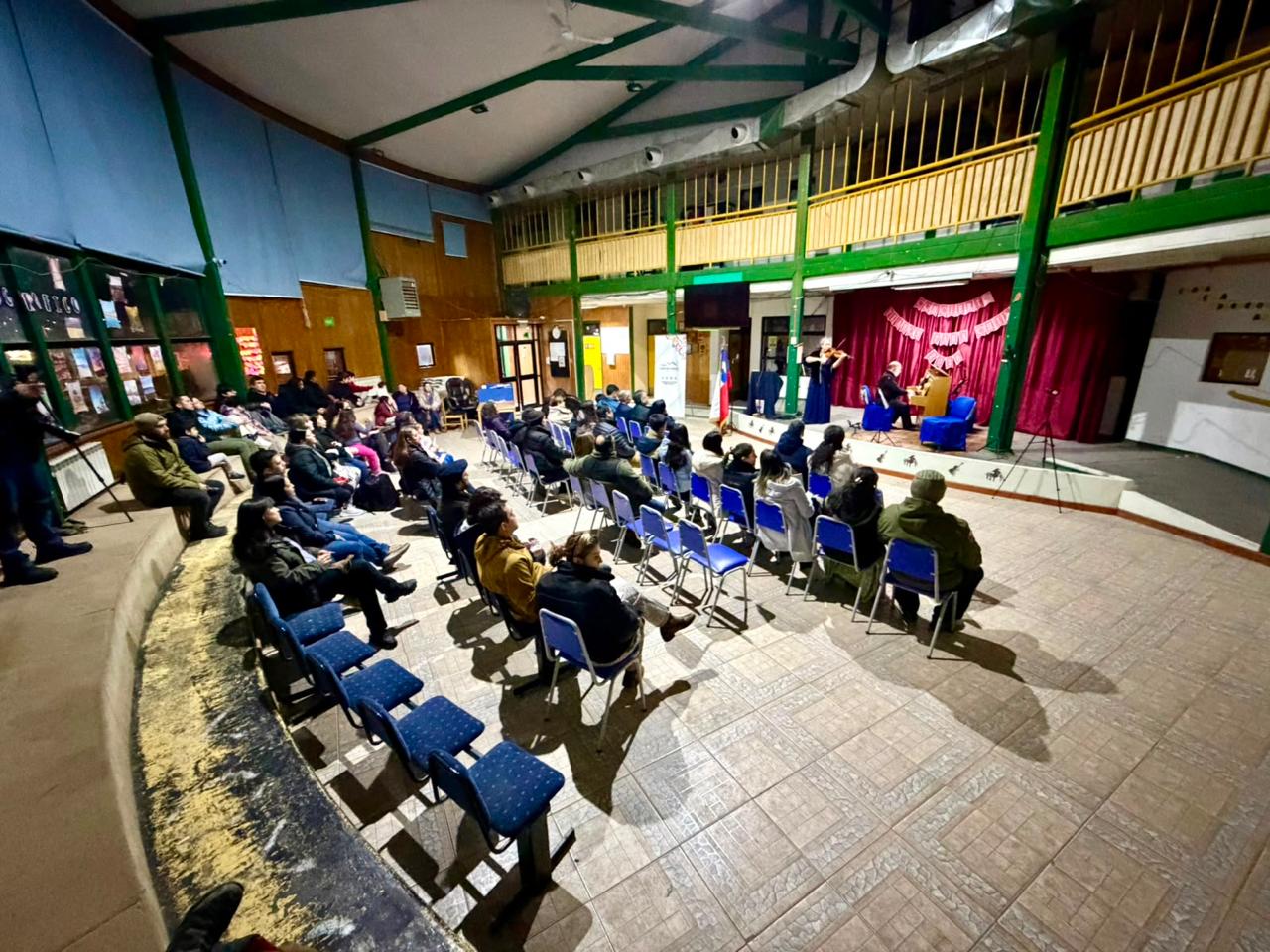 Puerto Williams disfruta concierto de música clásica a cargo de la Fundación Pianos para Chile.