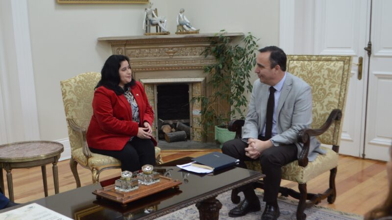 SEREMI de Bienes Nacionales Lorena Díaz Loaiza se reúne con el Gobernador Jorge Flies para fortalecer el ordenamiento territorial en suelo fiscal en Magallanes.