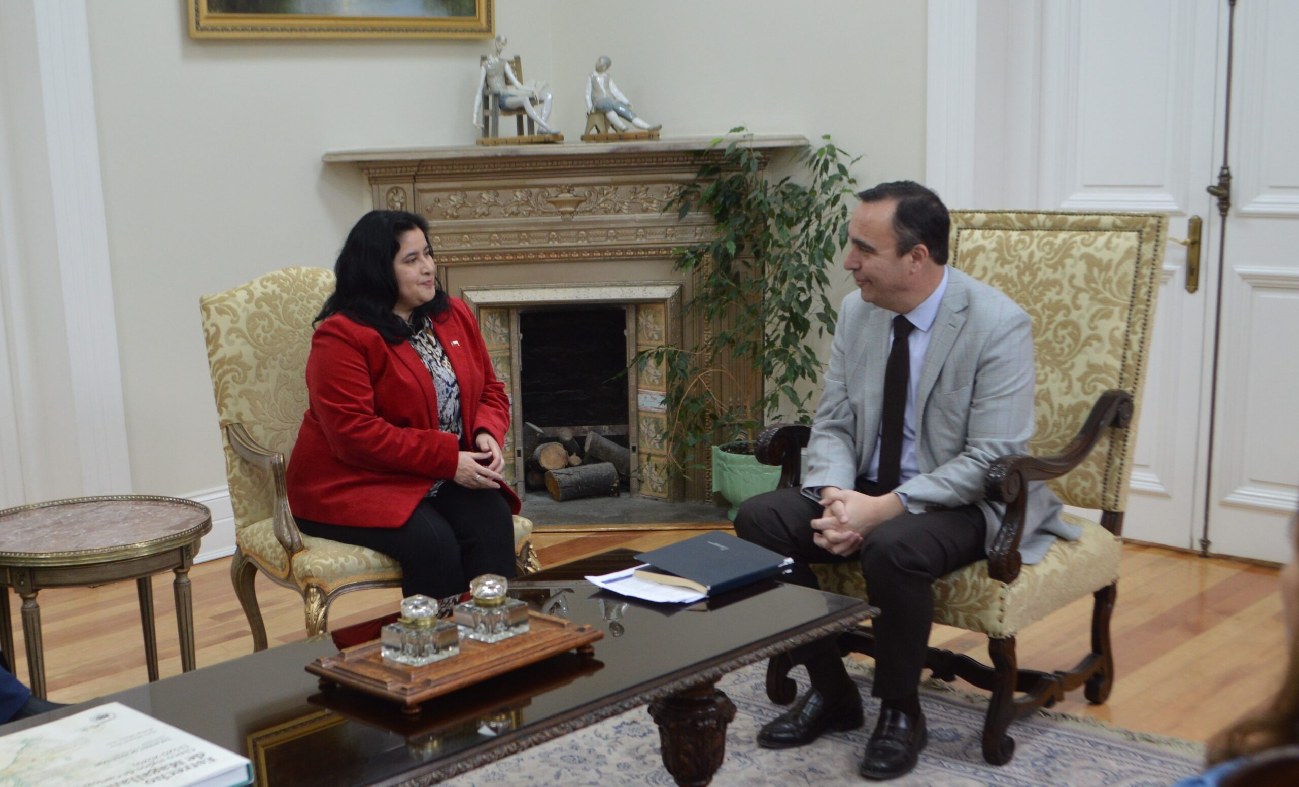 SEREMI de Bienes Nacionales Lorena Díaz Loaiza se reúne con el Gobernador Jorge Flies para fortalecer el ordenamiento territorial en suelo fiscal en Magallanes.