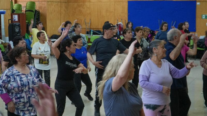 Municipio impulsa vida activa con 42 talleres para personas mayores en Punta Arenas.