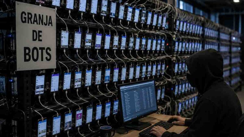 ¿Qué son las granjas de bots y cómo pueden influir en la política?