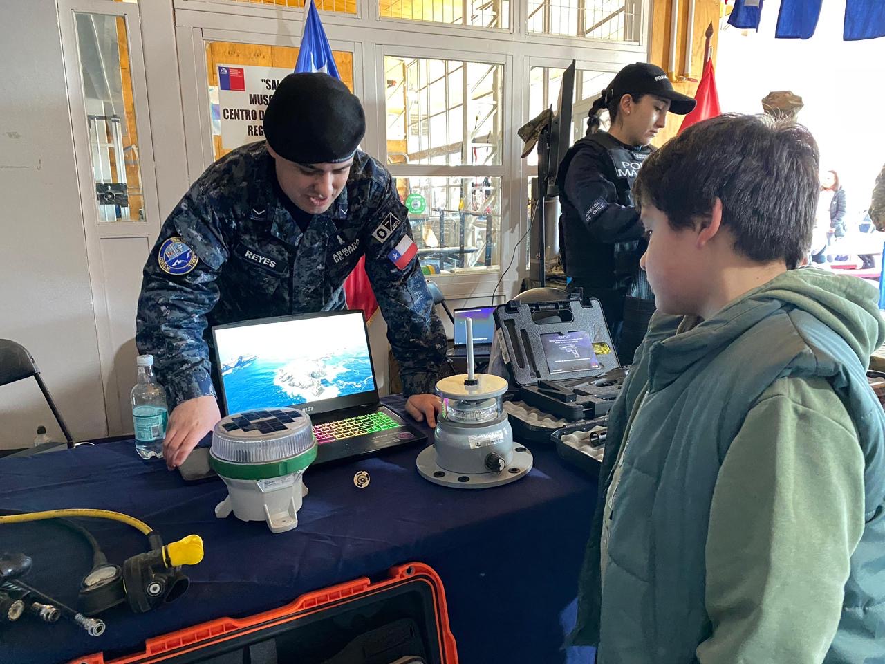 Gobernación Marítima participó en jornada de Gobierno en Terreno el día del Niño.