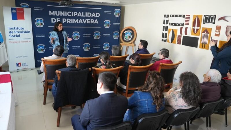 IPS inaugura nuevo Centro de Atención Virtual Chile Atiende en la comuna de Primavera: vecinos podrán realizar más de 65 trámites.