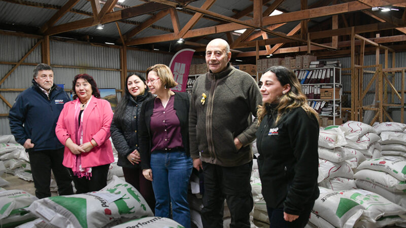 Cuatro motocultivadores y más de siete toneladas de alimento llegan a 67 familias campesinas de Puerto Natales