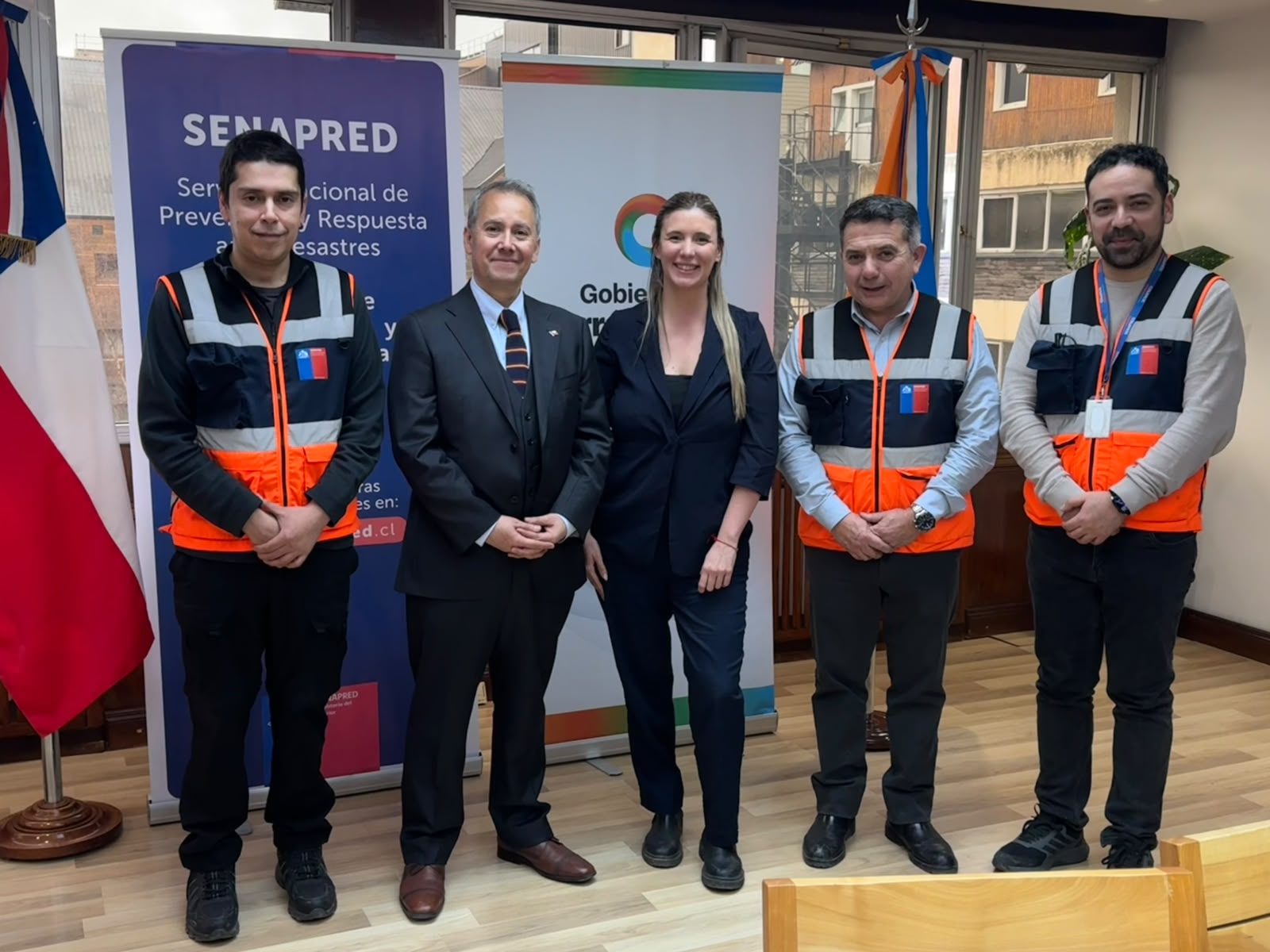 SENAPRED y Gobierno Regional visitaron Ushuaia en el marco del proyecto binacional «Zona Austral Resiliente».