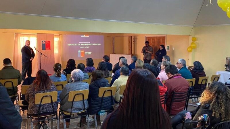 SEREMI de Transporte y Telecomunicaciones comenzó proceso informativo sobre nuevo sistema de transporte urbano Red Puerto Natales.