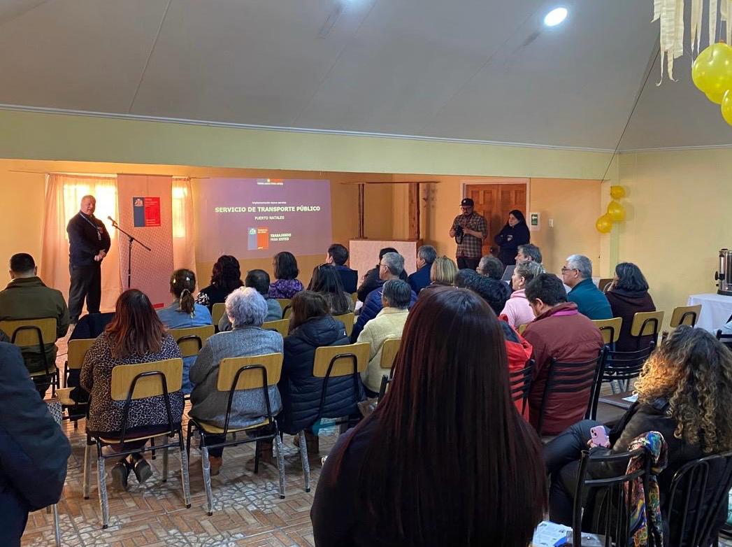 SEREMI de Transporte y Telecomunicaciones comenzó proceso informativo sobre nuevo sistema de transporte urbano Red Puerto Natales.