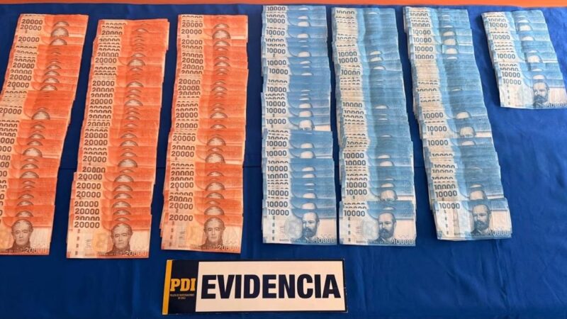 PDI Puerto Natales detuvo a mujer por receptación y recuperó más de $6 millones en efectivo