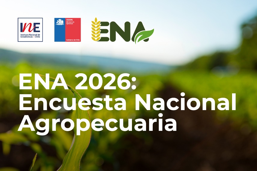 En septiembre el INE inició en todo el país la Encuesta Nacional Agropecuaria 2026.