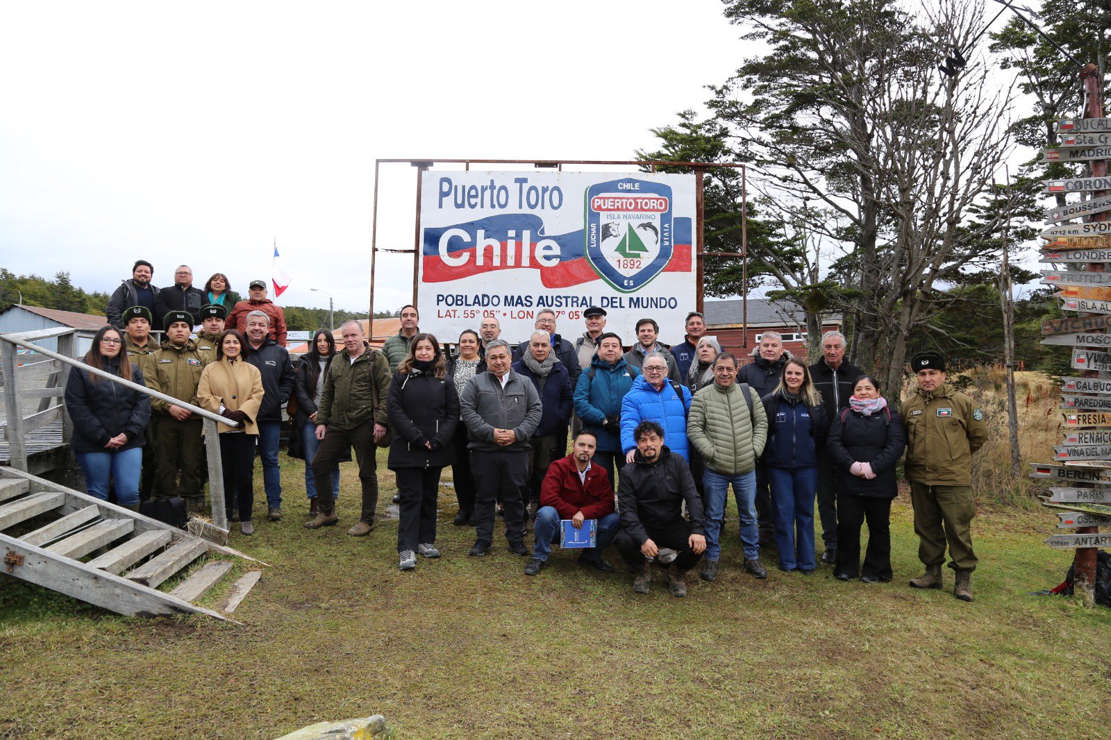 Sesión histórica: Pleno del Consejo Regional de Magallanes sesiona en Puerto Toro, la localidad más austral de Chile.