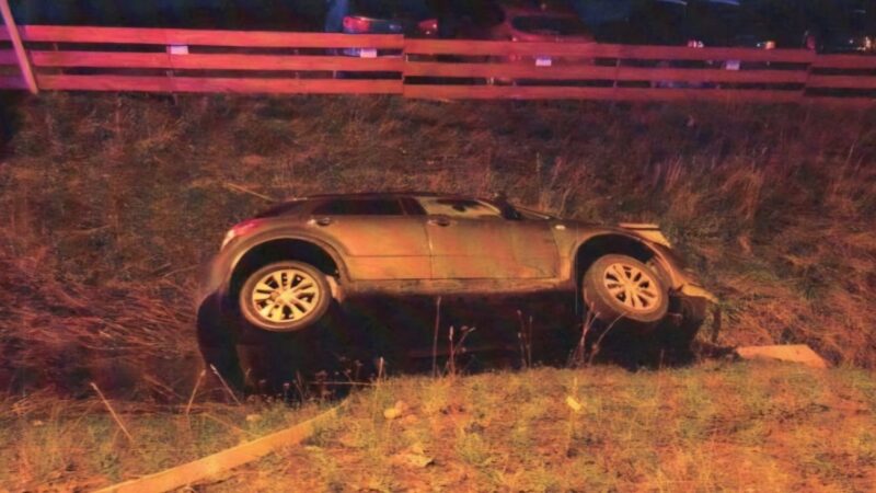 Conductor fue detenido tras volcar en la Ruta 9 y arrojar 1,89 G/L de alcohol