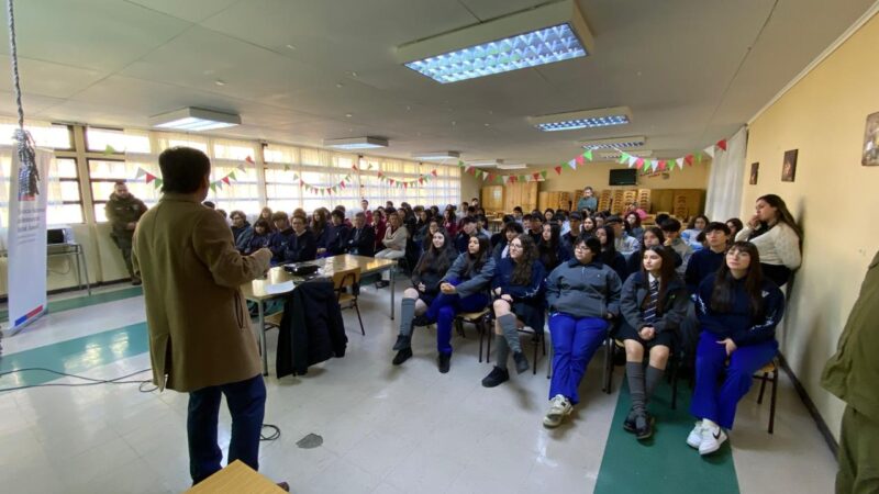 Más de 400 estudiantes han sido capacitados en la Ley de Responsabilidad Penal Adolescente en Magallanes.