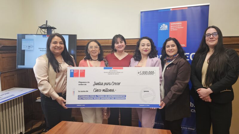 SernamEG entrega $15 millones para impulsar tres proyectos de emprendedoras de Magallanes.