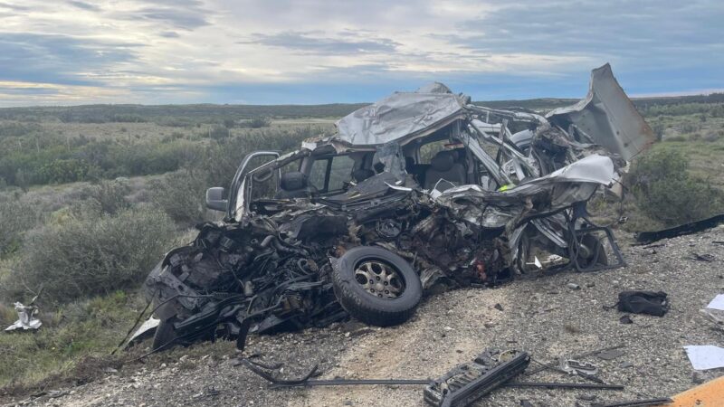 Una persona fallecida y otra lesionada deja violenta colisión en la Ruta CH-255