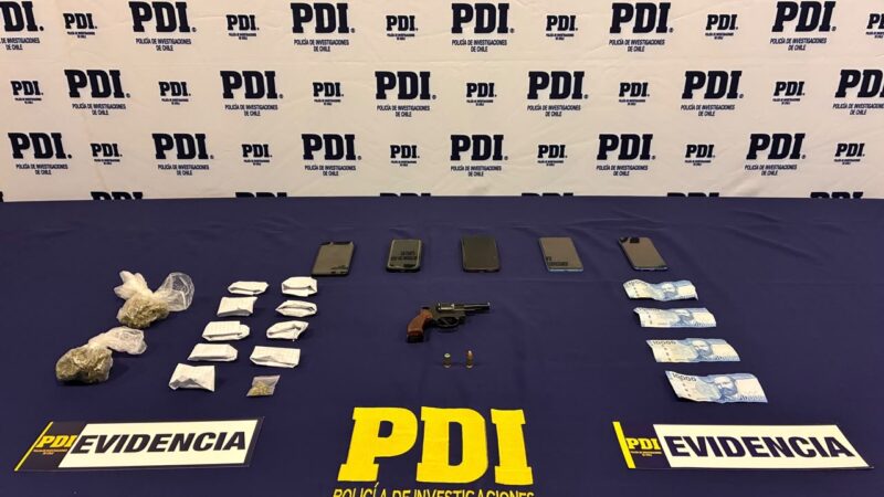 PDI detuvo a tres personas por microtráfico de drogas en Punta Arenas