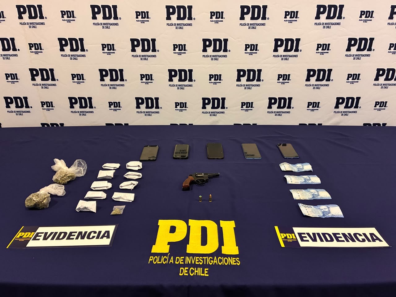 PDI detuvo a tres personas por microtráfico de drogas en Punta Arenas