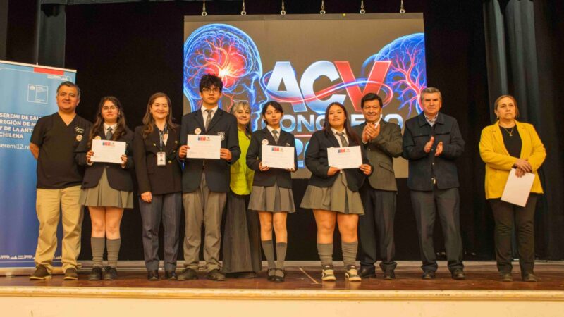 Educación y prevención: estudiantes participaron en el V Congreso Estudiantil ACV en Punta Arenas.