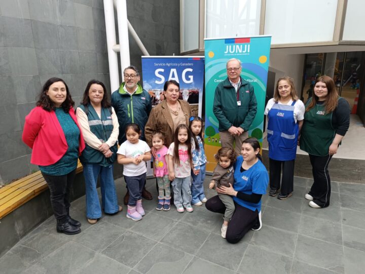 Niñas y niños de la Junji Magallanes son beneficiados con donación de plantas nativas del SAG.