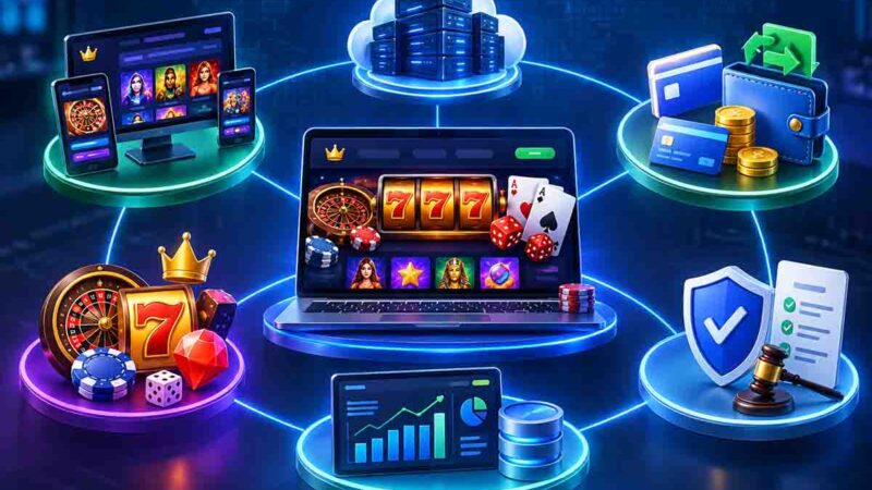 Los componentes clave de los ecosistemas modernos de juegos en línea