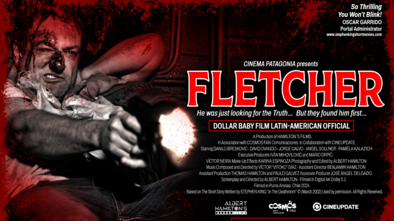 Stephen King autoriza la proyección de Fletcher, del cineasta chileno Albert Hamilton, ante cientos de fans en Estados Unidos