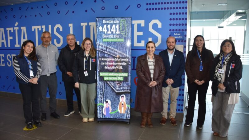 Seremi de Salud y Deporte impulsan difusión de la línea de prevención del suicidio *4141 en recintos deportivos de Punta Arenas