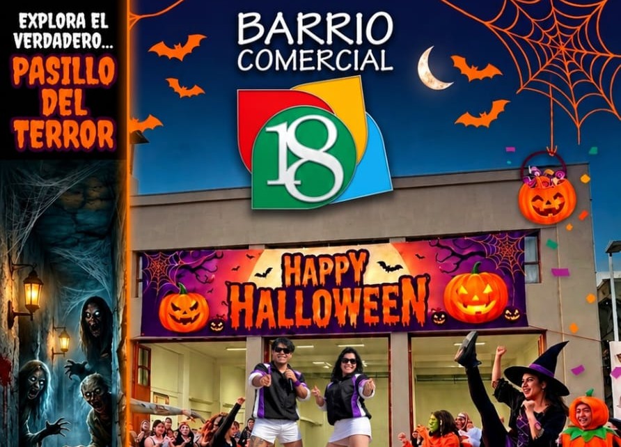 El Barrio Comercial 18 de Punta Arenas se prepara para la noche más terrorífica del año con una nueva versión de la «Fiesta Halloween» y su tradicional «Zumba Zombie»